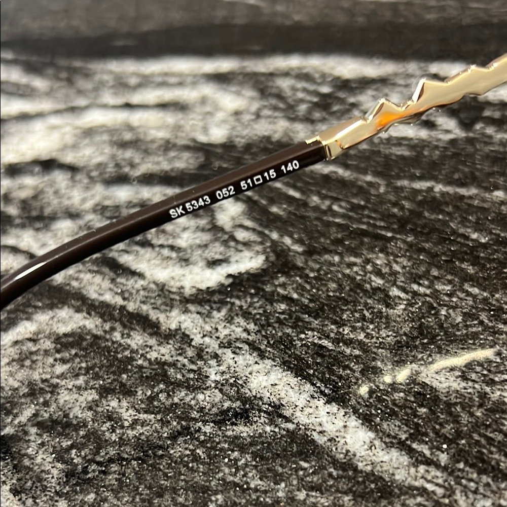 Swarovski Brown Glasses With Rectangular Frame - image 3